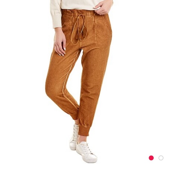 Something Navy Meghan Paperbag Sweatpant - Picture 1 of 8